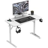 Mark Adler Meester Group Sp. su o.o. Leader 5.1 Baltas 115 cm computer desk with shelf