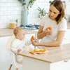 Fun Baby TULANO Vaikų maitinimo kėdutė 2in1 reguliuojama MORSEL rusvai gelsvas