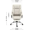 Mark Adler Boss 6.0 rusvai gelsvas swivel chair