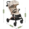 Meester Group Sp. z o.o. Stroller Lagos 35 rusvai gelsvas Gold