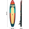 Meester Group Sp. z o.o. SUP swim board Zander 350 Oranžinis