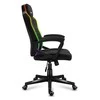 Žaidimų kėdė Huzaro Force 2.5 RGB Carbon Mesh su pašvietimu Gaming Chair, Juoda