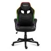 Žaidimų kėdė Huzaro Force 2.5 RGB Carbon Mesh su pašvietimu Gaming Chair, Juoda