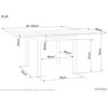 Signal Meble Valgomojo stalas SIGNAL Flip 80, 80(160)x80 x78 cm