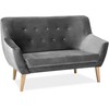 Fotelis Signal Meble Sofa Nordic 2 Velvet