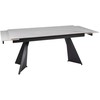 Signal Meble Valgomojo stalas Laconi, 160-220 x 90 cm, balta
