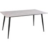 Signal Meble Valgomojo stalas SIGNAL Rion 160x90x76 cm, pilka/juoda