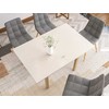 Signal Meble Valgomojo stalas SIGNAL Flip 80, 80(160)x80 x78 cm