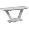 Signal Meble Valgomojo stalas ARMANI CERAMIC, 160 x 90 cm, pilkas
