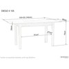 Signal Meble Valgomojo stalas DIEGO II, 105(140) x 65 cm