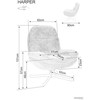 Signal Meble Fotelis Harper