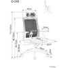 Signal Meble Biuro kėdė Q-058, juoda
