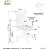 Signal Meble Biuro kėdė Q-744, pilka