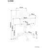 Signal Meble Biuro kėdė Q-886 Velvet, smėlio