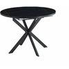 Signal Meble Valgomojo stalas Gaston, 100-135 x 100 cm, juoda