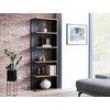 Signal Meble Pastatoma lentyna CORNER 170x60 cm, ąžuolo/juoda