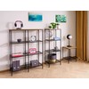 Signal Meble Pastatoma lentyna Lex A, 100x36x136 cm, juoda/ąžuolo