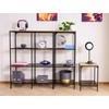 Signal Meble Pastatoma lentyna Lex A, 100x36x136 cm, juoda/ąžuolo