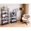 Signal Meble Pastatoma lentyna Loft R4, 60x30x115 cm, juoda