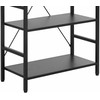 Signal Meble Pastatoma lentyna Loft R4, 60x30x115 cm, juoda