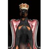 Signal Meble Paveikslas DOG IN CROWN, 80x120 cm