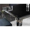 Signal Meble Valgomojo stalas PRINCE, 150 x 90 cm, juoda/chromo