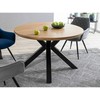 Signal Meble Valgomojo stalas RITMO, 120 cm, ąžuolo/juoda