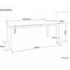 Signal Meble Signal Furniture Metropol keraminis stalas