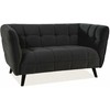 Fotelis Signal Meble Sofa Siganl Castello 2 VELVET, juoda