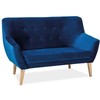 Signal Meble Sofa Signal NORDIC 2, tamsiai mėlyna