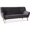 Fotelis Signal Meble Sofa Signal Nordic 3 VELVET, pilka