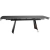 Signal Meble Valgomojo stalas Bacardi, 160-240 x 90 cm, juoda