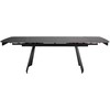 Signal Meble Valgomojo stalas Bacardi, 160-240 x 90 cm, juoda