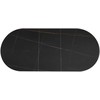 Signal Meble Valgomojo stalas Gaston Ceramic 140, 140 x 80 cm, juoda