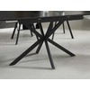 Signal Meble Valgomojo stalas Gaston Ceramic 140, 140 x 80 cm, juoda