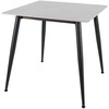 Signal Meble Valgomojo stalas SIGNAL Rion 80x80x76 cm, balta/juoda