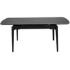 Signal Meble Valgomojo stalas Sento, 120-180 x 80 cm, juoda