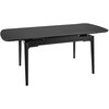 Signal Meble Valgomojo stalas Sento, 120-180 x 80 cm, juoda