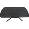 Signal Meble Valgomojo stalas Vector, 160-200 x 90 cm, juoda
