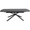 Signal Meble Valgomojo stalas Vector, 160-200 x 90 cm, juoda