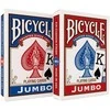 BICYCLE RIDER JUMBO žaidimo kortos – 2 kaladės