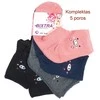 Bixtra Moteriškos medvilninės kojinės 7059 (5 poros)