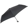 Vyriškas neautomatinis mini sulankstomas skėtis, juodas, N351