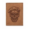 Vyriška odinė piniginė SKULL ALWAYS WILD 669