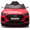 Elektromobilis Baby Mix AUDI Q4 e-tron Sportback raudonas