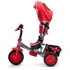 Baby Mix Lux Trike raudonas triratukas su LED lemputėmis