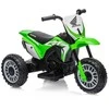 Elektrinis motociklas Baby Mix Honda CRF 450R žalia
