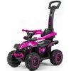 Baby Mix Mega Baby Bouncer su kreipiančiąja juosta rožinė