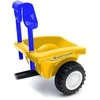 Baby Mix New Holland geltonas traktorius su traktoriumi ir įrankiais
