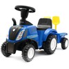 Multistore Baby Mix New Holland mėlynas traktorius su traktoriumi ir įrankiais